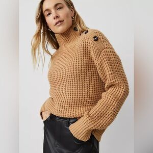 NWOT Ann Taylor Waffle Sweater